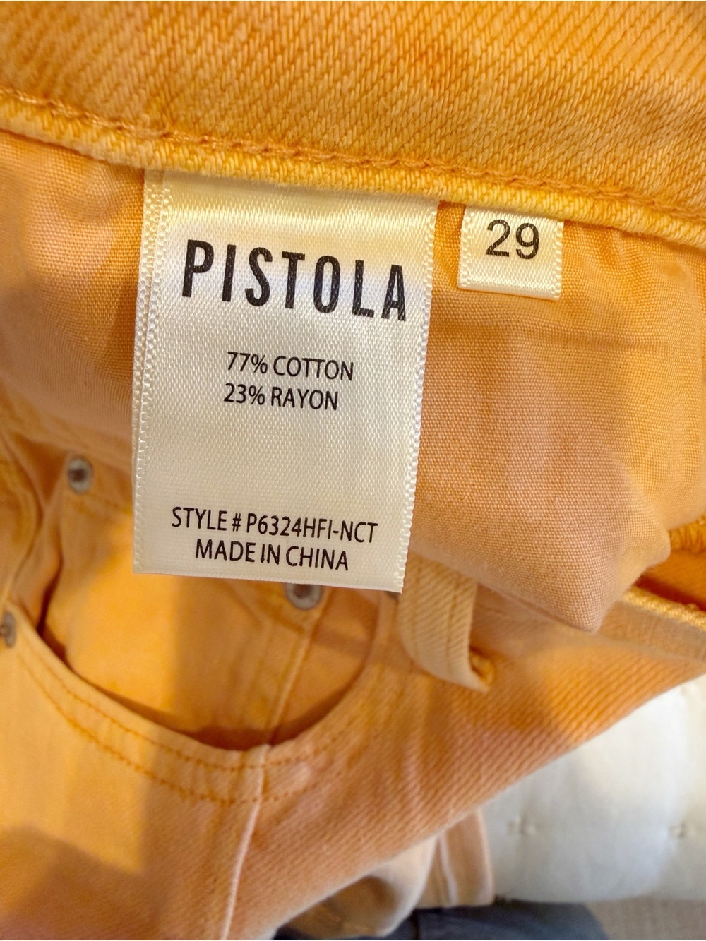 PISTOLA Cassie Super High Rise Straight Jeans Nectar NWT size 29 - Picture 7 of 11